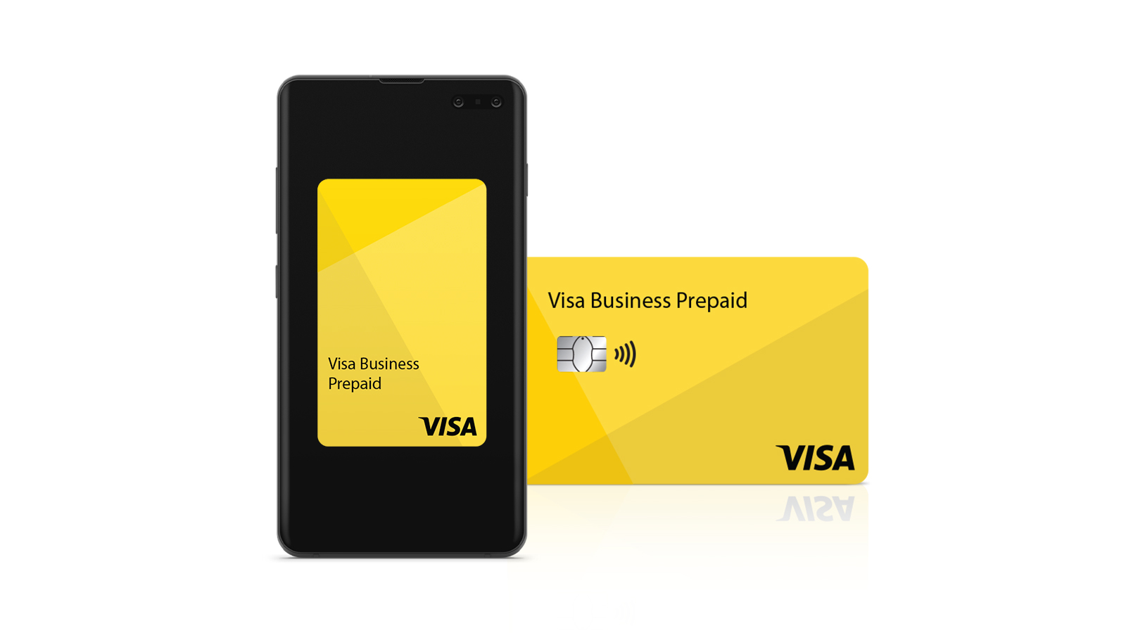 visa business prepaid card and phone