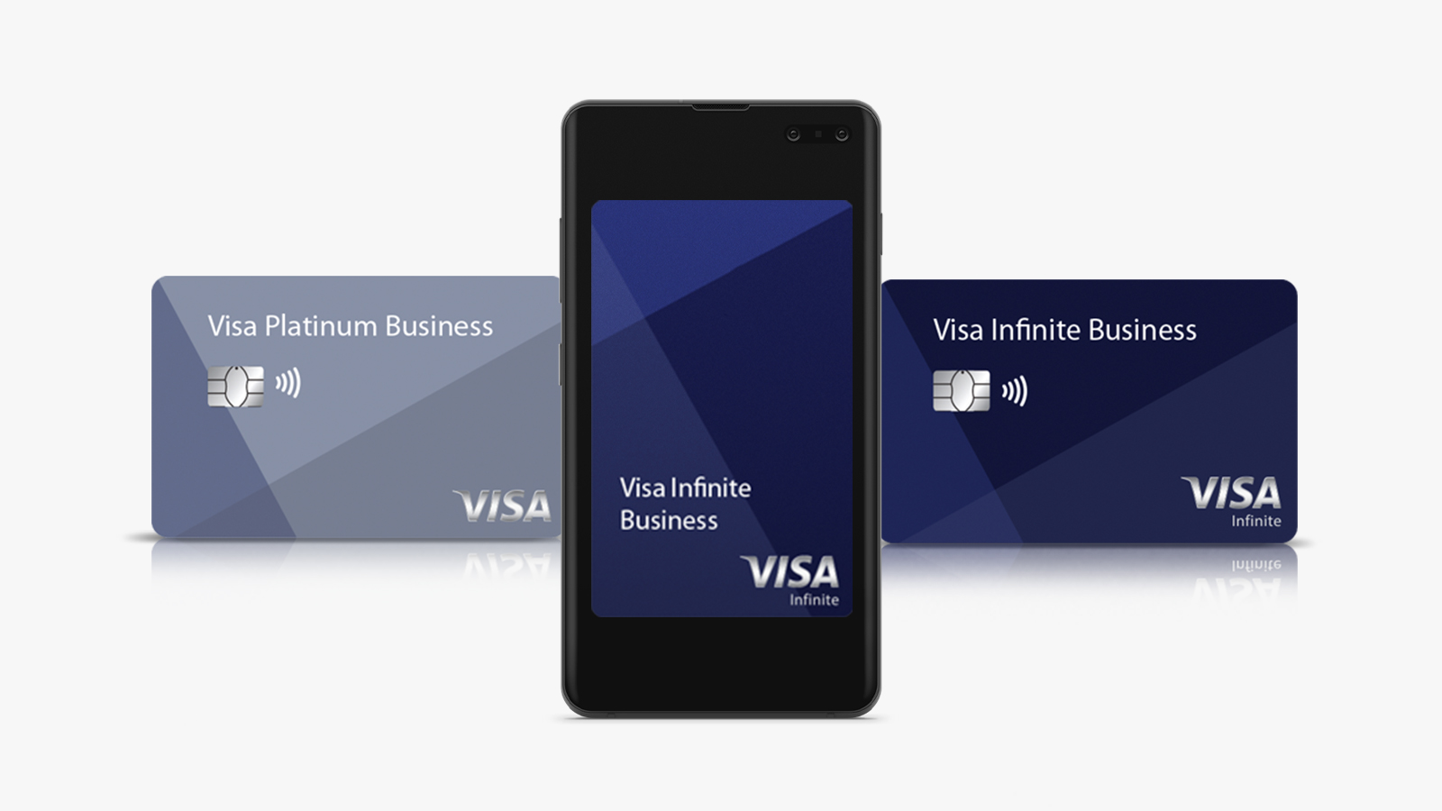 visa infinite business cards and phone